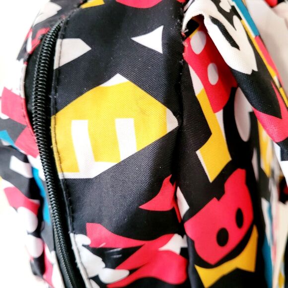 DISNEY PARKS EXCLUSIVE  Mickey Mouse Motif 16" Backpack Full Size READ - Picture 12 of 16